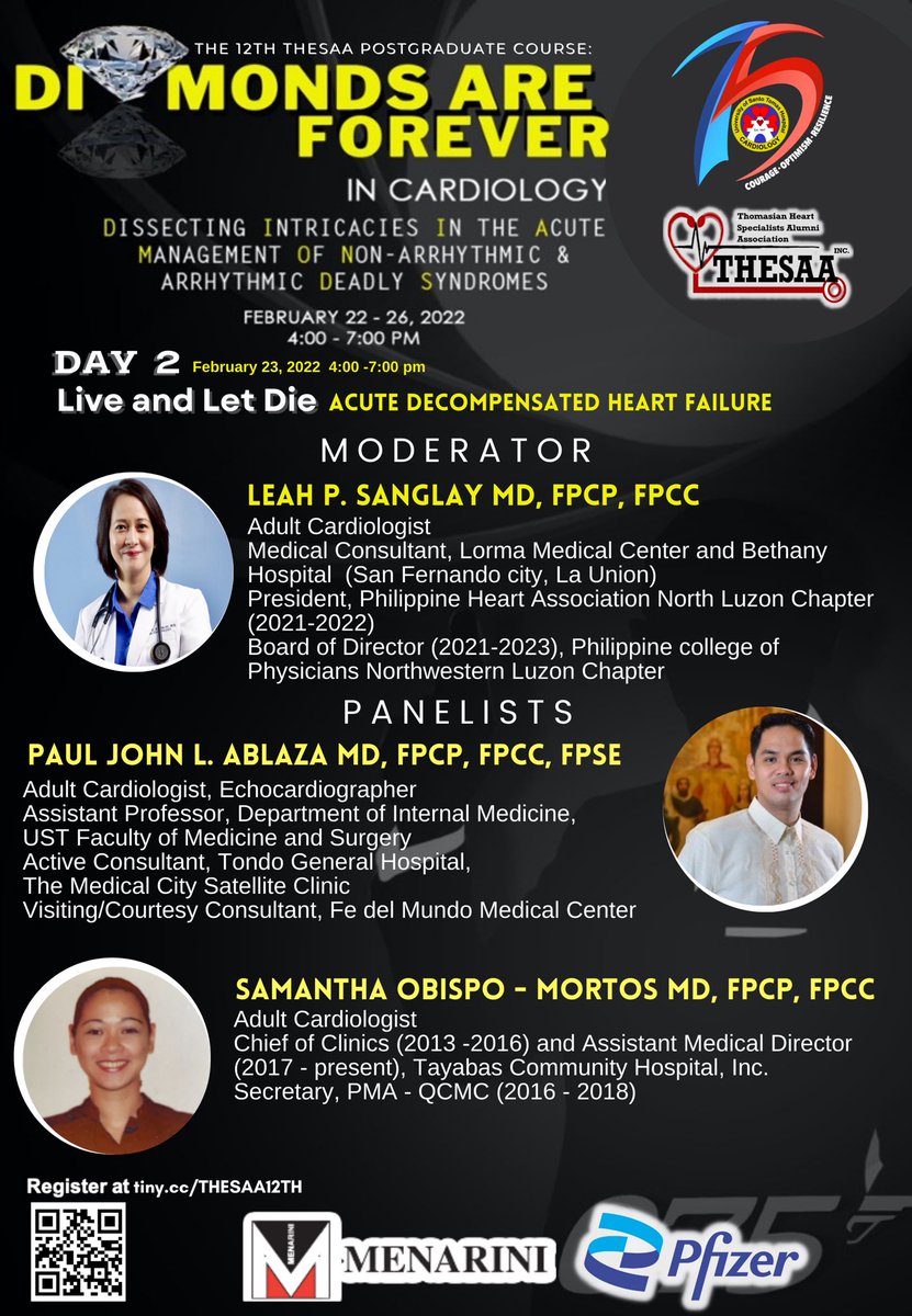 alenapiasmd's tweet photo. Hi! Need a review/update on the practical approach to Cardio diseases? Register here: https://t.co/YLiCFzlw4M or https://t.co/q9YlxMo2Zx
Topics:
π ACS (STEMI/NSTEMI)
π Heart Failure
π HTN Emergencies
π COVID and the π«
π Arrhythmias
#MedTwitterPH #MedStudentsPH #MedPH https://t.co/xqgIOday0g