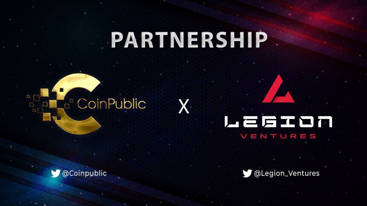 ✴️✴️ Strategic Partners ️✴️
 
 ⚡️ The Coinpublic Ventures x Legion Venture ️
 
 🔥<a href="/Legion_Ventures/">Legion | VC for Retail</a>  was formed in 2021, is a Crypto investment fund with a team of experienced in the Crypto market. 

#Coinpublic #LegionVentures
