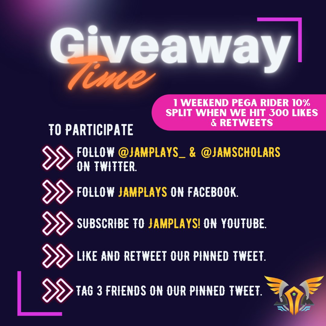 JAM_SCHOLARS's tweet photo. 20% Split when we hit 650 Likes &amp; Retweets. 😉 Winners will be picked on 18 Feb 2022 10PM! 

Pinned tweet link: https://t.co/pt53AH4aDq https://t.co/VJWi7JdCy9