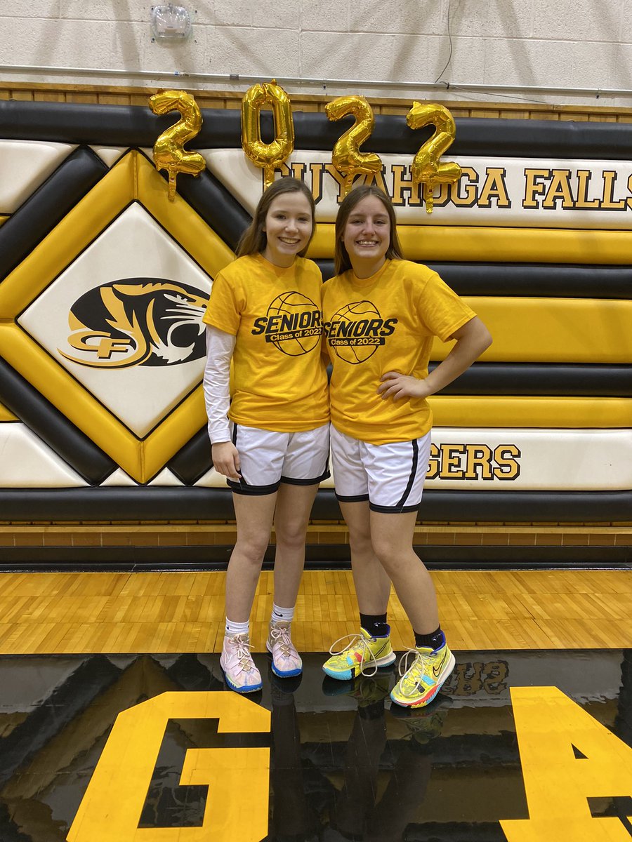 Jenna and Laila: Congratulations on your four-year careers! Our program is stronger because of you. We’re going to miss you tremendously, but wish you nothing but the best as you head toward graduation. You’re always welcome back!