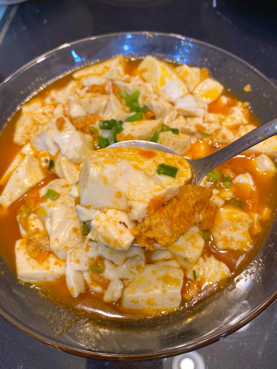 今日は自分で料理して蟹豆腐を作る。
そんなに悪いようには見えませんね。😂😂😂