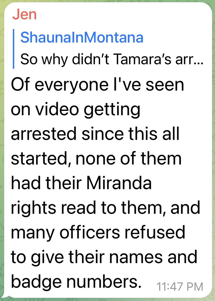 glen_mcgregor's tweet photo. I am also certain Ottawa police did not read any of those arrested today their Miranda rights. https://t.co/9dl03IWpg2