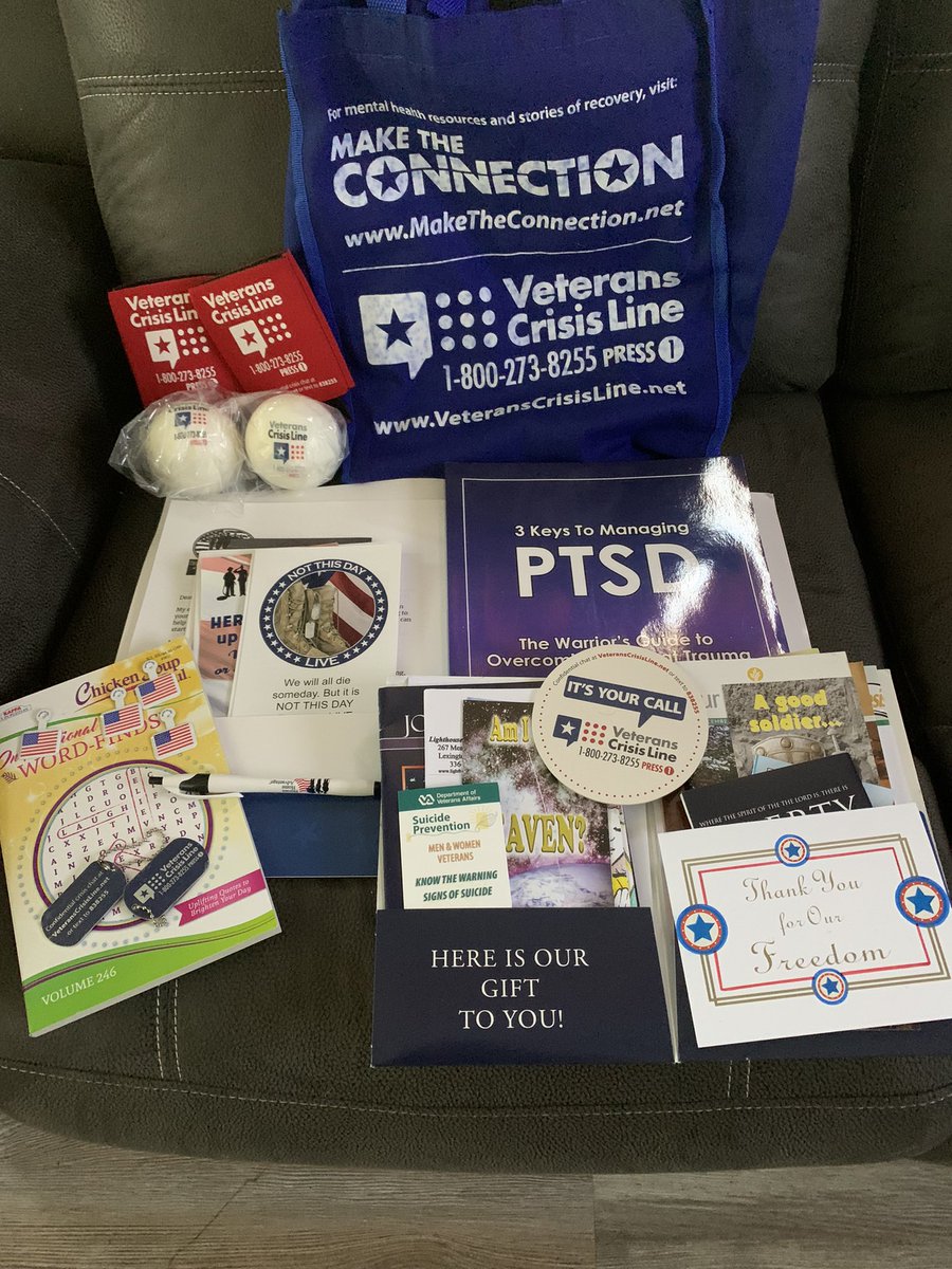TSAssassn's tweet photo. If anyone is interested contact @NationalVetera1 to check if anymore of these packages are available great information &amp; resources aimed towards Veterans mental health &amp; overall strength &amp; well being &amp; also extra goodies #turn22to0 #VLM #NotThisDay https://t.co/FtNqZSSrtV
