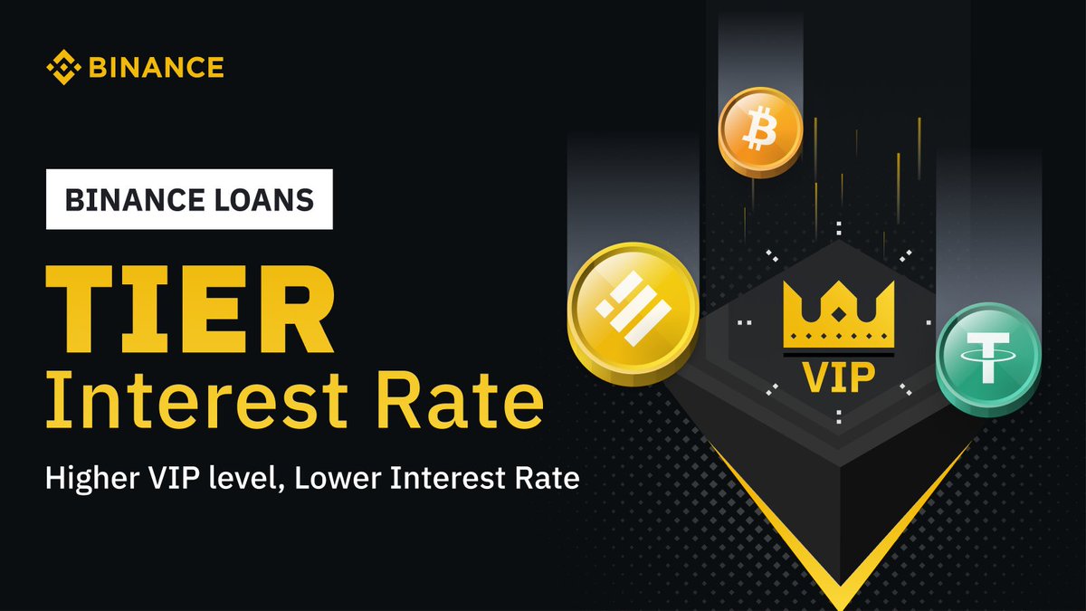 binance's tweet photo. #Binance Loans launches Tiered Interest Rates. 

➡️ https://t.co/Z6TzSsodL7 https://t.co/KuKLK2GVP5