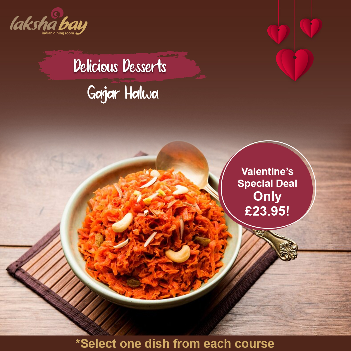 lakshabay's tweet photo. Celebrate the Month of Love with Your Loved Ones at Laksha Bay!

Enjoy Four-course Valentine’s Special Menu served with a choice of #Rice or #Naan only for £23.95 PP!

To Book Your Table Visit
👉 https://t.co/IIAJiWhhaC https://t.co/MkKfSMP6R7