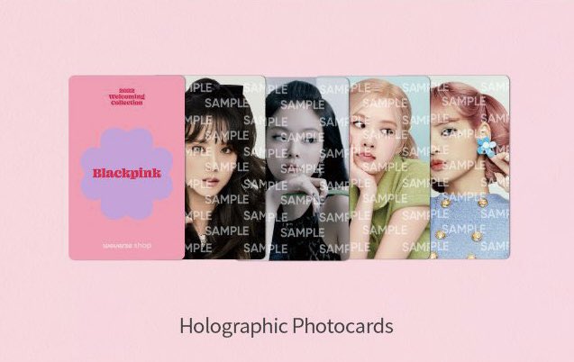 BLACKPINK MÉXICO UNIÓN X:ssä: 📸  @BLACKPINK welcoming collection 2022  holographic photocards sample.  / X