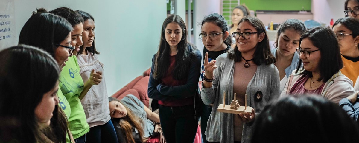 FCienciasUCOL's tweet photo. ¿Eres una estudiante de bachillerato y te interesa la ciencia? ¿Quieres conocer científicas? Participa en el Taller de Mujeres en la Ciencia.
Puedes encontrar toda la información del taller y cómo registrarte en la página 
https://t.co/4w81Cn3SzV https://t.co/aWny6bBXnc