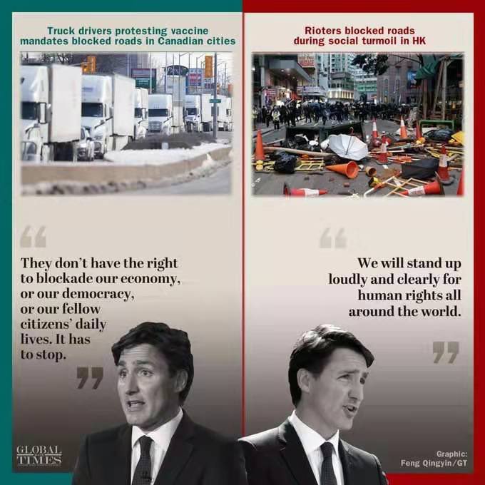 In different ways, India and China are both noting Western hypocrisy to their domestic audiences.

Canada called India a flawed democracy, then used China-style tactics that went beyond anything India had done.
