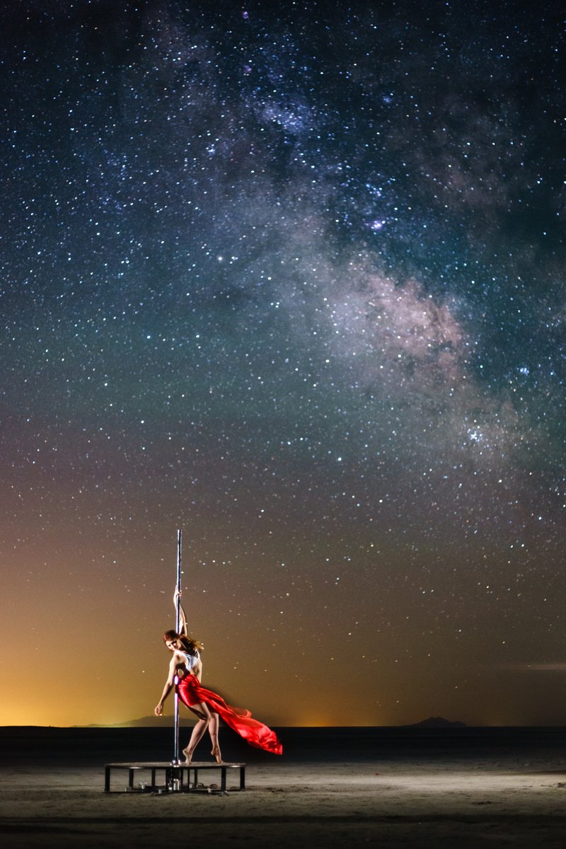 Here we go!!
Genesis NFT on <a href="/formfunction/">Formfunction</a> from my "Dancing with the Stars" series. The first ever pole dancing with the stars photoshoot c.2015.
Please help me get this out there, I carried a 300 lb. portable stage pole a long ways to create this image.

#Solana #SolanaNFTs
