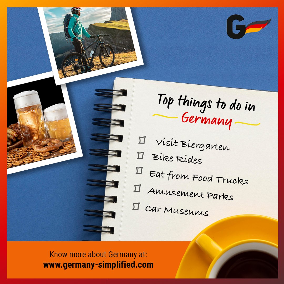 germanysimple's tweet image. Whether you’ve moved or are visiting, there are endless things in Germany for entertainment! Above mentioned are the most fun yet simple activities for when you’re bored, or need an activity out of the house!

#GermanySimplified #germany #triptogermany