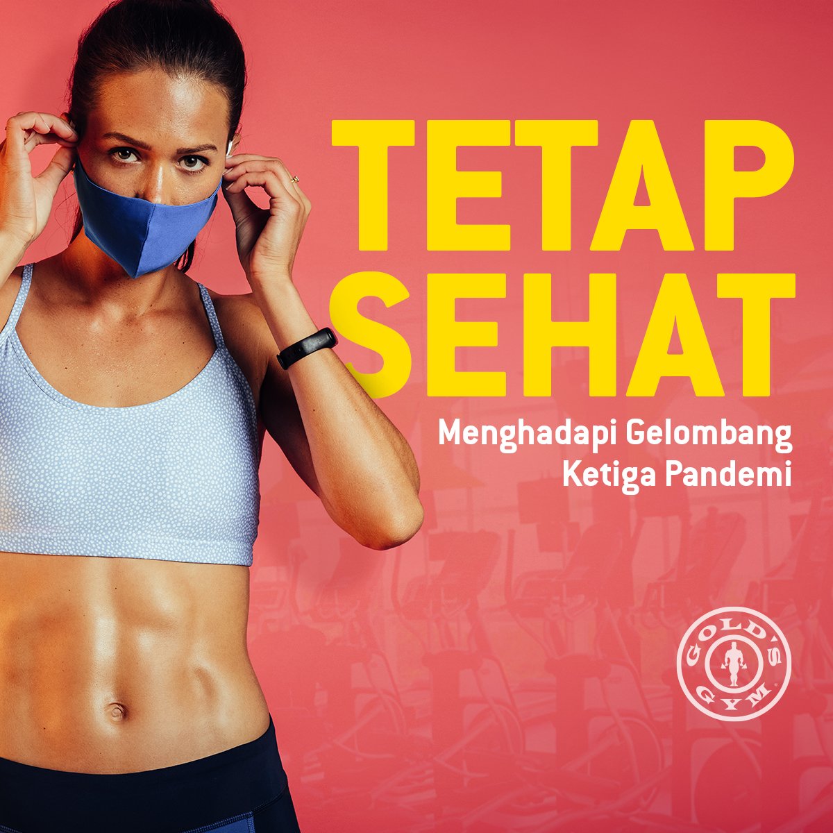 Halo Gold’s People!

Indonesia dinyatakan telah resmi memasuki gelombang ketiga pandemi. Selain perketat protokol kesehatan, Gold’s People juga harus menjaga pola hidup sehat, yaitu dengan makan makanan bergizi dan rutin berolahraga.

Yuk join Gold's Gym sekarang!