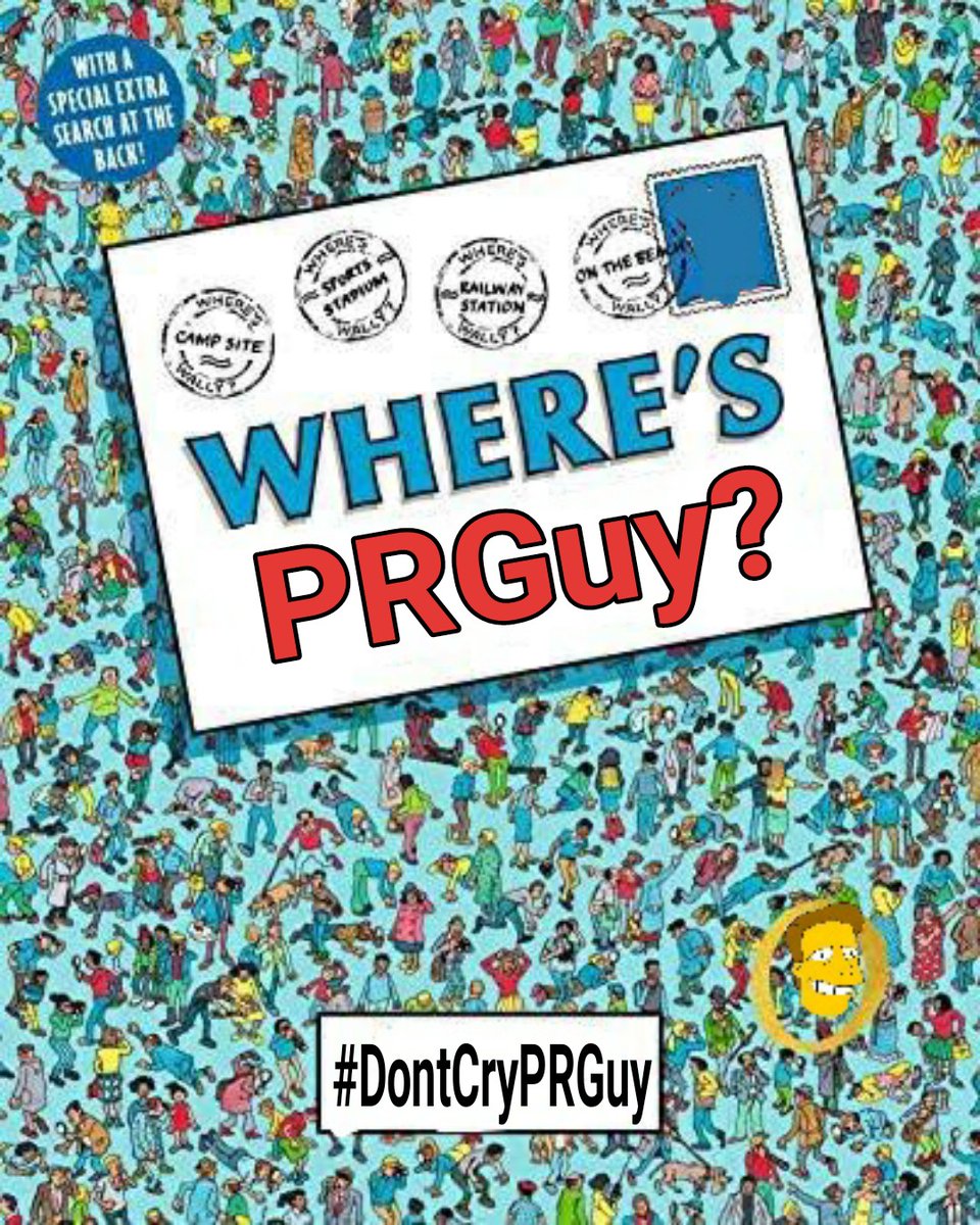 ARLisOverTheBS's tweet photo. @PoliBard #whereisPRGuy
#WheresPRGuy 
#DontCryPRGuy 
#DefundPRGuy https://t.co/xXhTDCNnzW