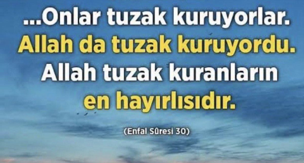 Kimse kendini Allahtan daha güçlü veya akıllı sanmasın. İftira,fesatlık,dedikodu bunların hepsinin hesabı sorulacak.