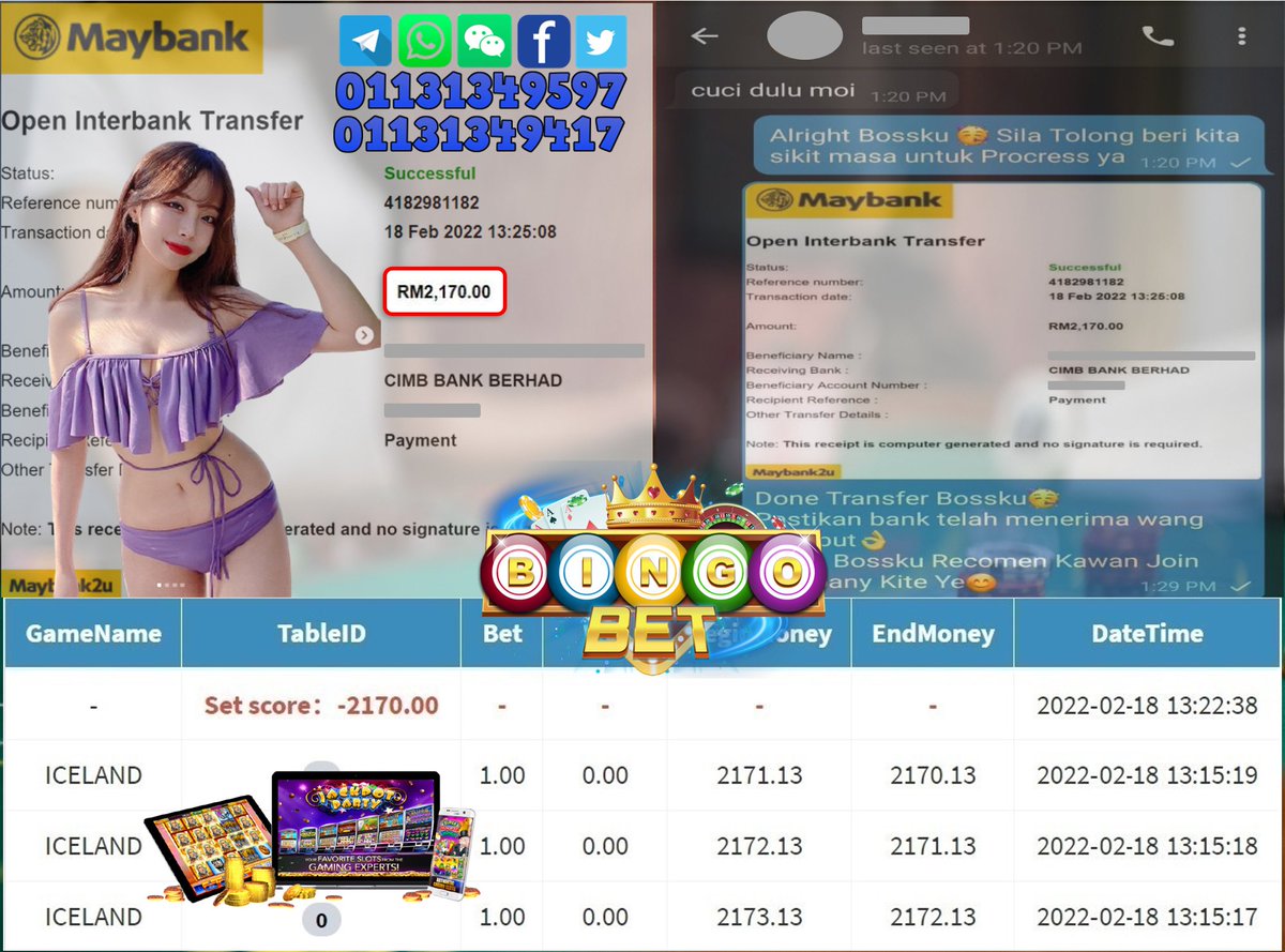 Bet88Bingo's tweet photo. Kiss ori is back !!! Kiss ori is back !!!
Semua Topup Withdraw Boleh Kat Sini Kami Sumit , System Semua Yang Auto deposit

💬 Telegram official link : https://t.co/2SkbwVOI1O
💬 Wasap official link : https://t.co/23EyJ77Uyv
💬 Webside official link : https://t.co/3i3j08EsrN https://t.co/koM8Q5olGx