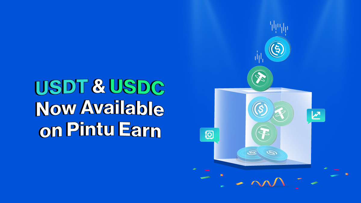 Kenapa ramah untuk pemula? Karna USDT & USDC adalah aset crypto yang stabil, 1:1 dengan US Dollar Pergerakkan harga USDT & USDC juga mengikuti pergerakkan harga dari US Dollar, jadi tidak se-volatile aset crypto yang lain #AplikasiPintu #AplikasiCryptountukSemua #PintuEarn