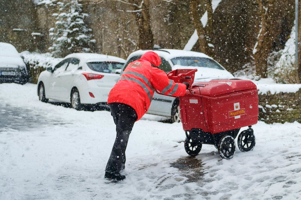 Spare a thought for your local postman today…
<a href="/PostOffice/">Post Office</a> <a href="/PostOfficeNews/">Post Office News</a> #postman #StormEunice #storm