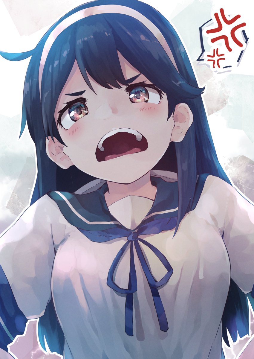 潮(艦これ) 「潮ちゃんに怒られたい 」|taisho。のイラスト