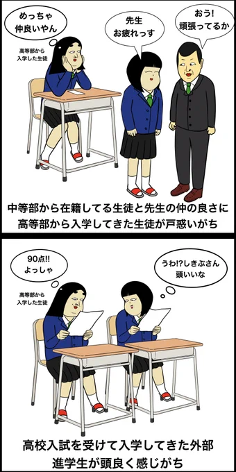 中高一貫校あるある 