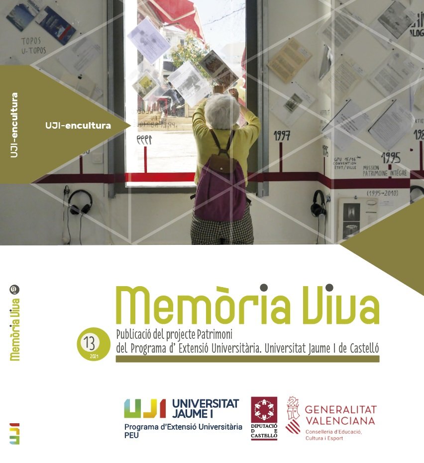 peuuji's tweet photo. Molt contents de presentar-vos el número 13 de #MemòriaViva @peuuji @UJIuniversitat que inclou el monogràfic #peopleplacesstories #Faroconvention @coe Coordina @angelportoles Imatge portada #DominiquePoulain @coophoteldunord #patrimoniuji #peuuji #somuji https://t.co/cv0VIDBcc1 https://t.co/cfheQH3sgI