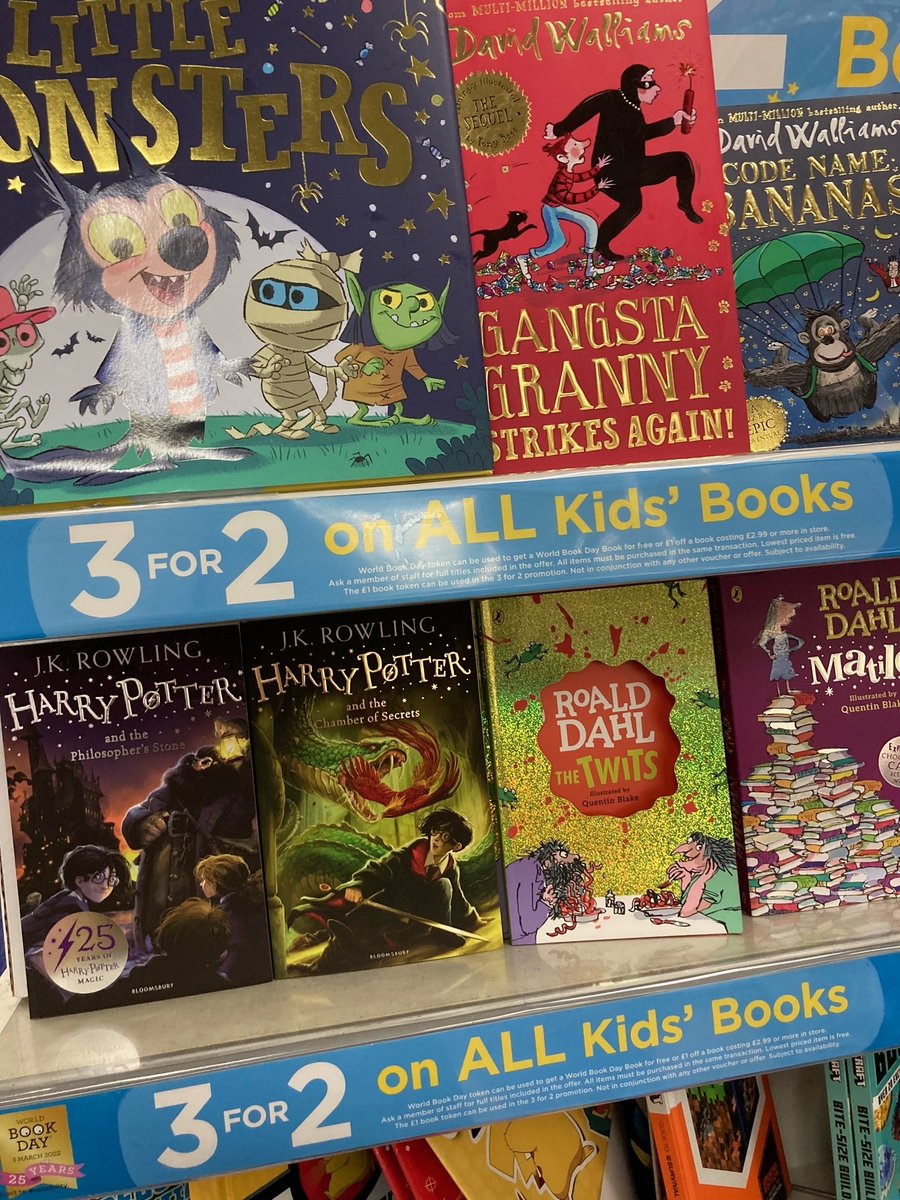 #worldbookday is coming @whsmith have some great offers on kids books 3 for 2 @prospectcentre