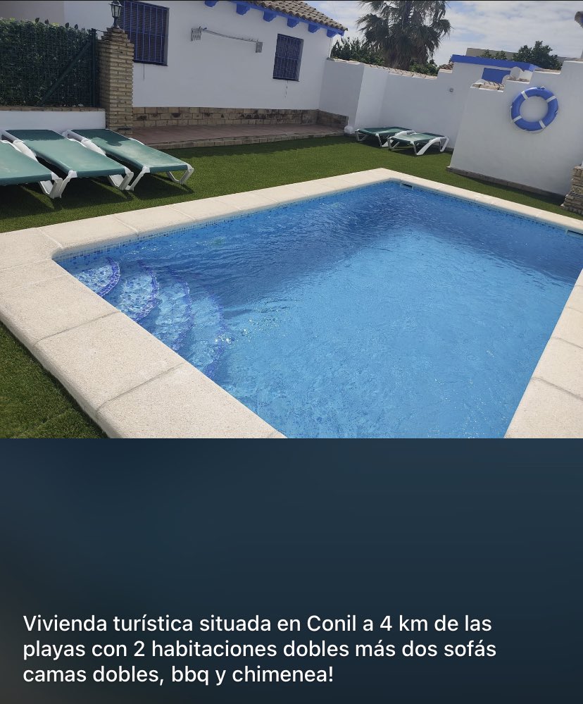 EasyEnjoy2016's tweet photo. Casita en Conil de alquiler vacacional, ideal para desconectar a tan solo 4km de la playa https://t.co/tEhkcklOSK