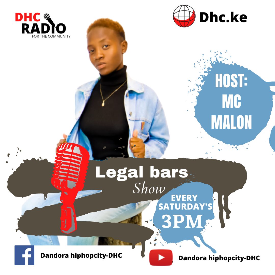 Legal bars: Apa ni mistari Tu, dope flows hosted by MC malon kila Sato only on Dhc radio launching soon An opportunity show bringing artists out to light up with their Freestyle lines #DhcDoing #Cyphers