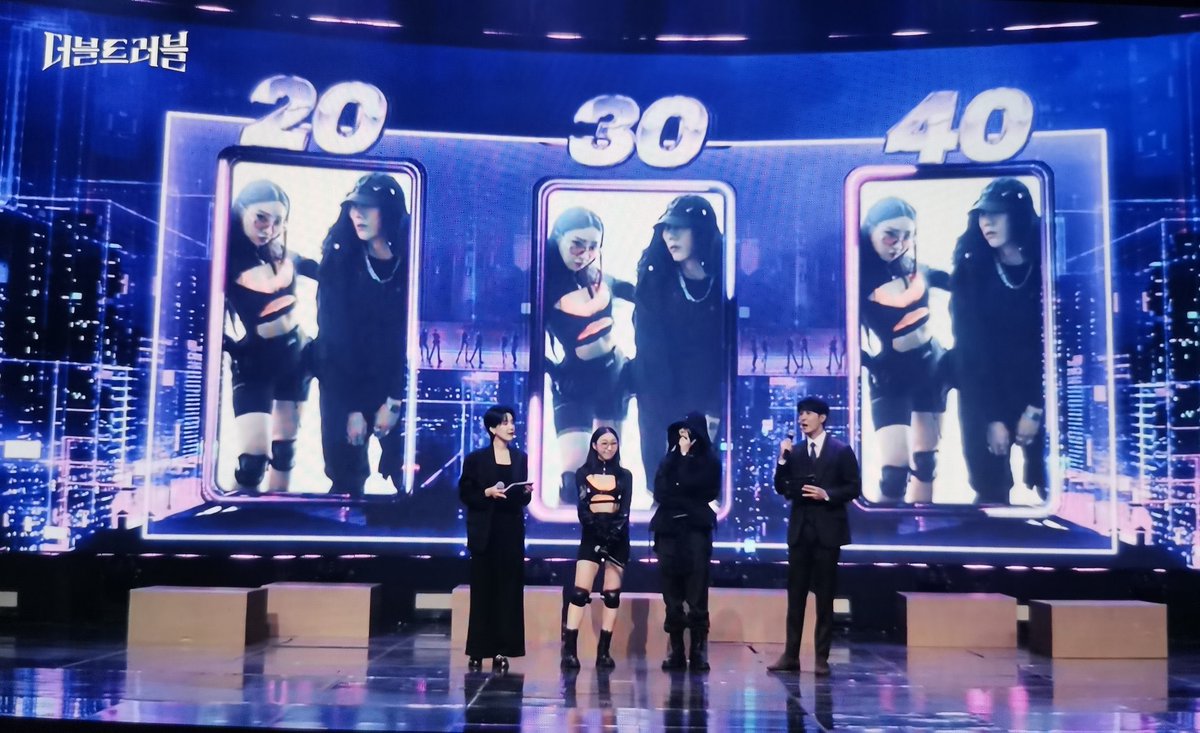 hyunseungfiles's tweet photo. hyunseung and minzy were able to get the most votes and achieved double trouble! #장현승 #현승 #더블트러블 #공민지 https://t.co/SpQwR0hD5j