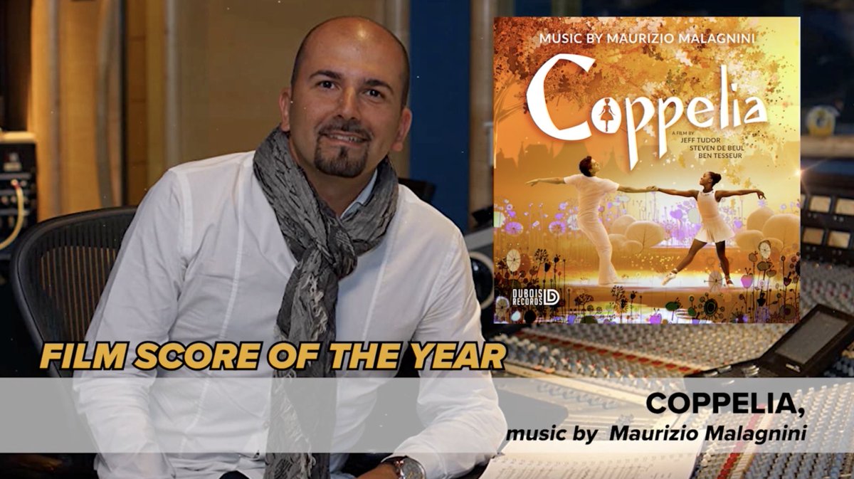 Huge congratulations to <a href="/Malagnini_Music/">Maurizio Malagnini</a> on winning both 'Film Score of the Year' and 'Best Original Score for a Fantasy Film' at the <a href="/IFMCA/">International Film Music Critics Association</a> Awards for his music to <a href="/CoppeliaFilm/">Coppelia</a>.