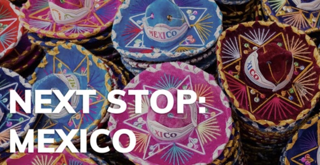 Want some cool tips for MEXICO?
Then we have something for you! Enjoy reading :-)

MEXICO NEWS: t5523702f.emailsys1a.net/mailing/129/50…

And don't forget: Sign up for our newsletter! Get exciting event and travel tips every month!

Subscribe here: globaleventmates.com/#newsletter 

#event #Travel #DMC