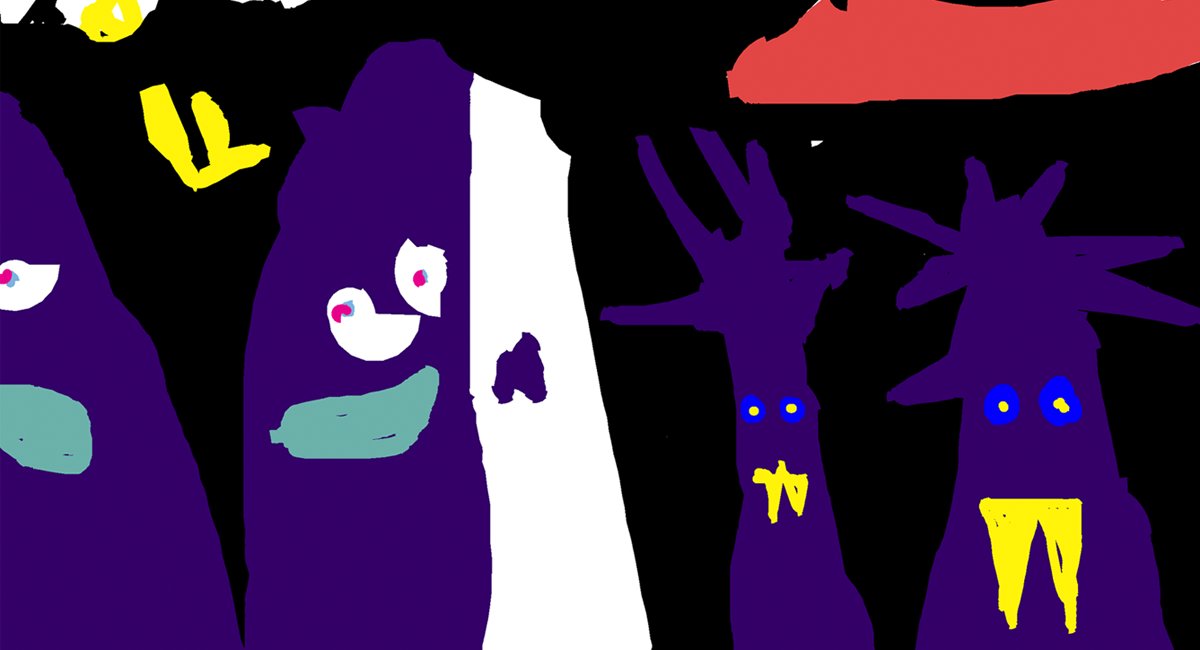 This cute + spooky MiSH MASH drawing was made by   a group of 6 year olds. Have a lovely weekend and if its super windy where you are like here in Amsterdam, stay safe! #IndieGameDev #indiegame #drawing #SURREALISM #seriousgame #collaboration