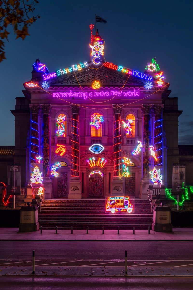 Remember the kaleidoscopic neons that covered Tate Britain? Introducing our London Guest Artist Chila Kumari Singh Burman who is the mastermind behind them.⁣⁣ Don't miss Chila take over our Spring edition @trumanbrewery from March 17-20. (📸 by Joe Humphrys)