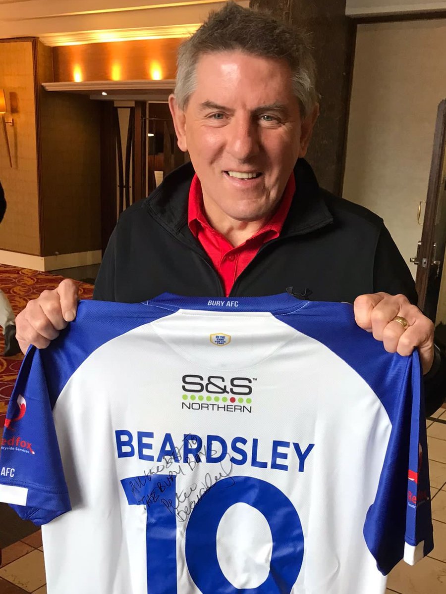 ⚪️🔵 Signed Shirt Auction ⚪️🔵

👀 Look what is available for auction! 👕

<a href="/LFC/">Liverpool FC</a> <a href="/NUFC/">Newcastle United</a> &amp; <a href="/England/">England</a> legend, Peter Beardsley recently signed one of our home shirts &amp; now it could be yours! 

All proceeds to Bury AFC, place your bid below:
ebid.net/uk/for-sale/pe…

#BuryAFC | #OnOurWay