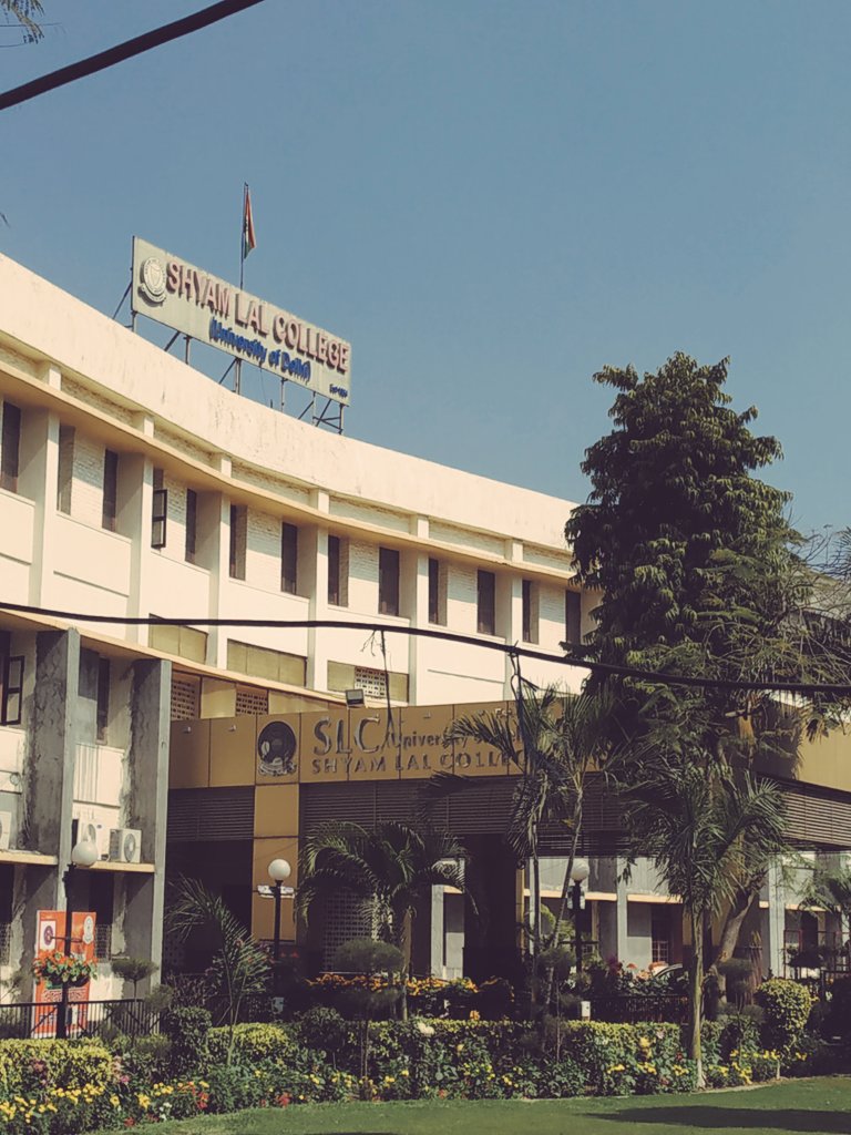 First day at college
SLC, University of Delhi 🤗