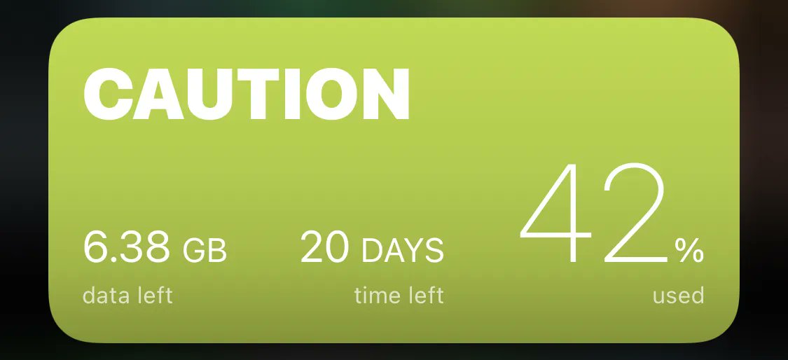 nerdontour's tweet image. Awareness of how much mobile data I used is a constant factor – regardless of where I&apos;m in the world. My current app that doesn&apos;t route the traffic through shady VPN and clearly shows how much data I used is DataMan.
xvision.me/dataman/