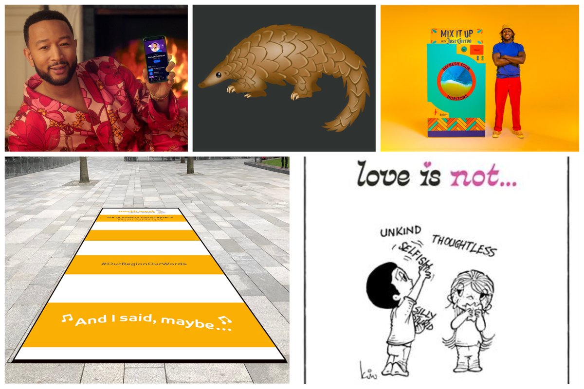 prweekuknews's tweet photo. John Legend's voice, cocktail washing machine, pangolin emoji - Campaigns roundup #pr #comms https://t.co/p6EO9VqAzA https://t.co/1xssePxwLp