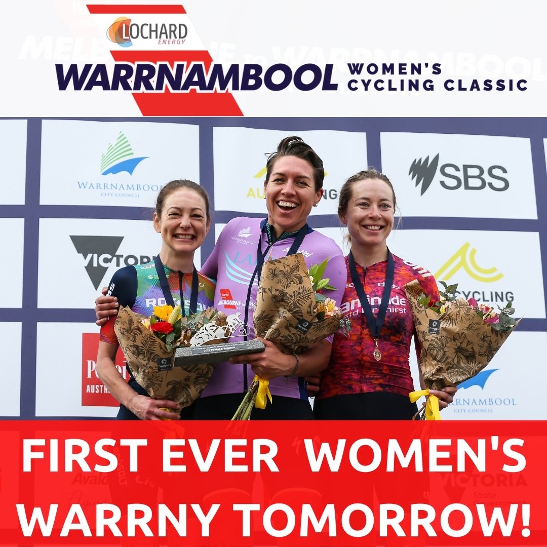 It's now over to the women for the first-ever Lochard Energy Women's Warrnambool Cycling Classic! 

8.00am Colac start, tune in as the women create history on <a href="/SBSOnDemand/">SBS On Demand</a> + via the <a href="/CyclingCentral/">Cycling Central</a> Facebook page from 10.30am AEDT with <a href="/mwkeenan/">Matthew Keenan</a> + <a href="/gracieelvin/">Gracie Elvin OLY</a> on the call! #M2W22