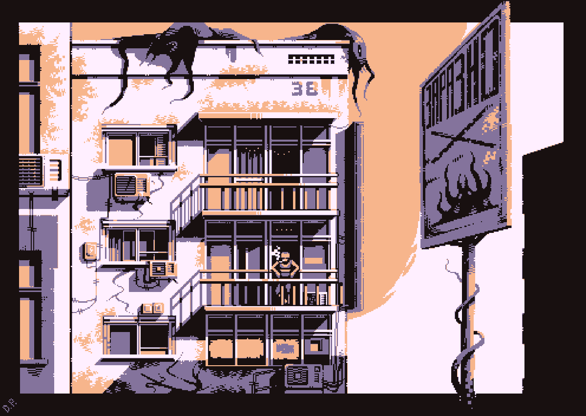 ElMetallico1's tweet photo. This one is also one of my most used palettes - Pokemon SGB. Tbh I never played Pokemon.
#pixelart #pixel #ドット絵 https://t.co/Zv0YbB87jM