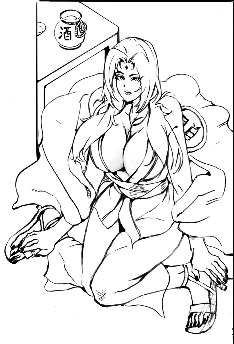Karyo_Ten_'s tweet photo. #おっぱい #つなで #千手綱手 #綱手 #naruto #tsunade #나루토 #츠나데 #호카게 #hentai #art #artwork #fanart 
I drew Tsunade again. (〃ω〃)
When I draw Tsunade, I put strength on my hand. I especially paid attention to my chest. https://t.co/qOqEIBEVf9