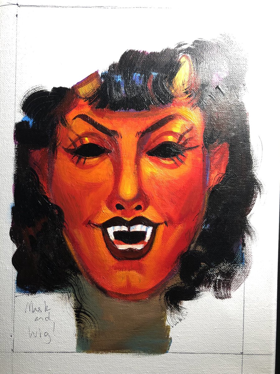 Acrylic painting wip -_- 