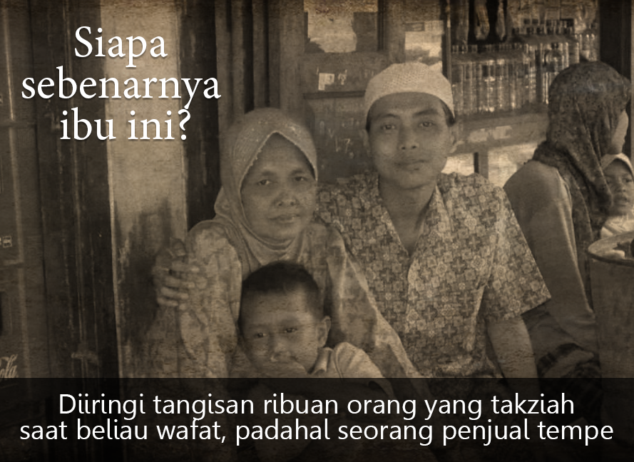 [Sebuah Utas]

Beliau bernama Wasitah, nama yang ndeso. Wajahnya juga pribumi, bukan keturunan kyai ataupun priyayi. Tidak pernah mondok ataupun latar belakang santri. Ibuku hanyalah penjual tempe, dan bapakku seorang petani.

⤵️ ⤵️