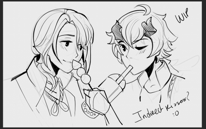 had to draw #thomato before going to bed uwu will add color tomorrow :D 