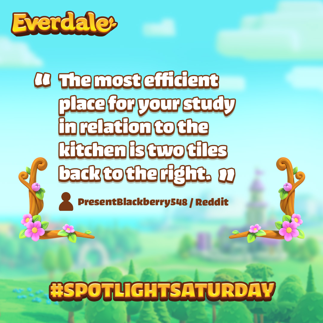 Everdale's tweet photo. Villagers, we all LOVE to talk about efficiency! 💛 Thank you for this tip, u/PresentBlackberry548. You are a #ValleyHero! #SpotlightSaturday #Everdale https://t.co/6JVa2NdQUr
