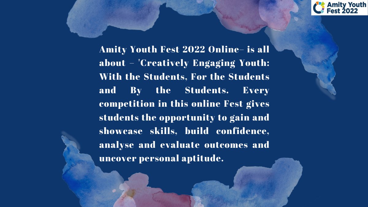 InnovativeBus13's tweet photo. Every competition in this online Fest will give students the opportunity to gain and
showcase skills, build confidence, analyse and evaluate outcomes and uncover personal aptitude.
Do participate and stand a chance not just to win but to grow.
Register now!
Link in BIO https://t.co/UEl7swTagz