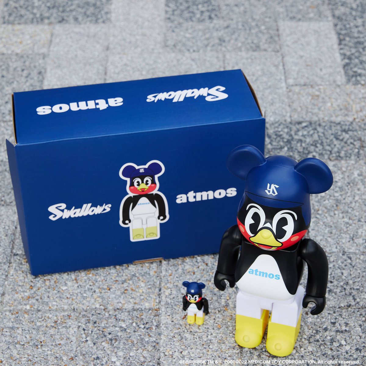 つば九郎 × ベアブリック コラボ！ ・atmos web抽選 2/19 9:00〜2/22 8