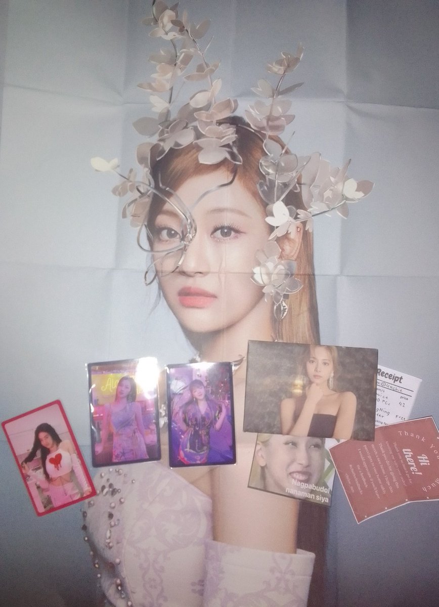 4achie's tweet photo. my order came home safely! thank you po @chrlee_mm for packing it safely!!! super cute ng mga stickers and grabe yung free Ningning poster thank you so much po! 💜 pretty nilang lahat super daming sparks!!
#charleefeedbacks
#mails4achie https://t.co/2U5Jb7oTFj