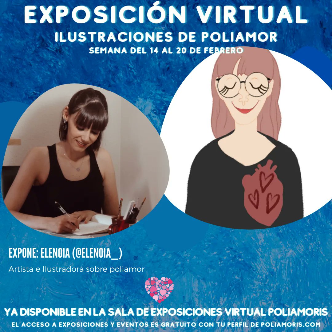 Poliamoriscom's tweet photo. ¿Has visto ya la #exposición virtual gratuita con las ilustraciones sobre #poliamor de la #ilustradora @Elenoia_? 😊 Podrás acceder gratis con tu perfil de nuestra app o en la web https://t.co/JprAGX798q, en la pestaña "Club"  👍
#poliamorosos #poliamorosas #Polyamory #poliamoris https://t.co/qQgMiFsMvp