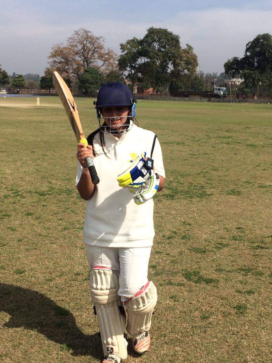 krithika0808's tweet photo. On this day, 16 Feb 2017-
Himachal's Nikita Chauhan scored 213*(170) against J&K in Inter State U23 One Day Competition.
She had 27 fours and 2 sixes.
Tanuja Kanwar ended with 7/25, 55(51).
That match also featured Renuka Singh Thakur.
#CricketTwitter #NZvIND https://t.co/NWtR0KLtuC