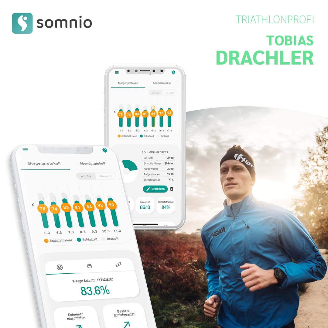 #livewelt konnte für #Triathlon-Profi Tobias Drachler einen neuen Partner gewinnen. Ab sofort gehen Drachler und somnio gemeinsame Wege. #somnio ist die erste digitale #Gesundheitsanwendung (#DiGA) zur Behandlung von Ein- und Durchschlafstörungen. #agentur #owl #gütersloh