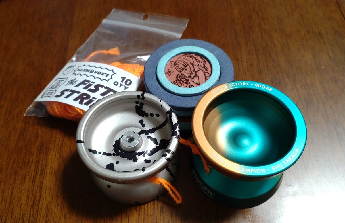 Papsan32's tweet image. #FISTSALUD
 #FiSTSTRiNG
試したかった3機種に付けてみました‼️
予想以上に良くて来月買い足したいと思います(*´ω`*)