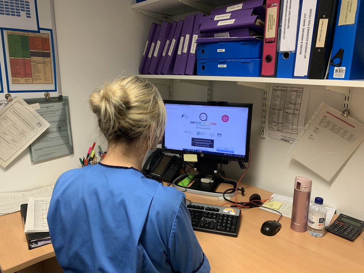 #NHSGCultureMatters Staff surveys underway in SHDU. Be honest and have your say. <a href="/PaddonHelen/">Helen Paddon</a> <a href="/LoldroydE/">Linda E Oldroyd</a>
